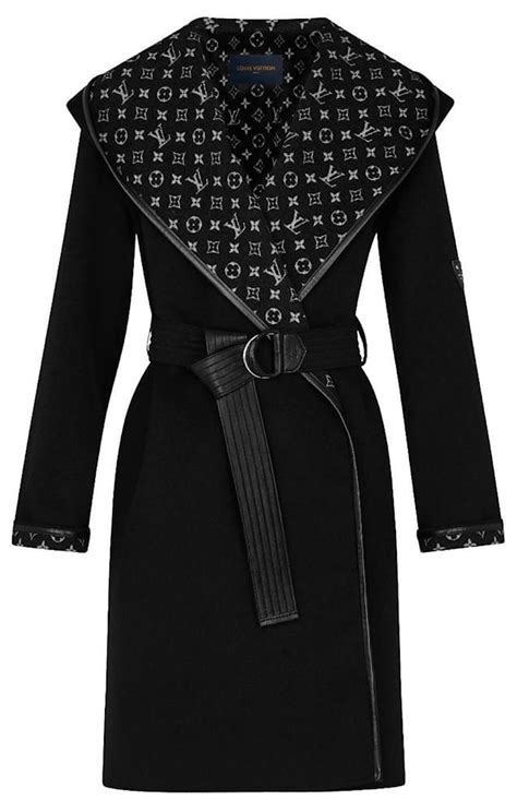 louis vuitton black coat.